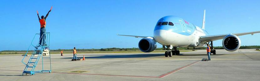 10 percent more flights to and from the Caribbean Netherlands