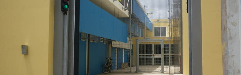 JICN ingang gevangenis Bonaire